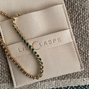 Lili Claspe | Emerald Reese Tennis Necklace